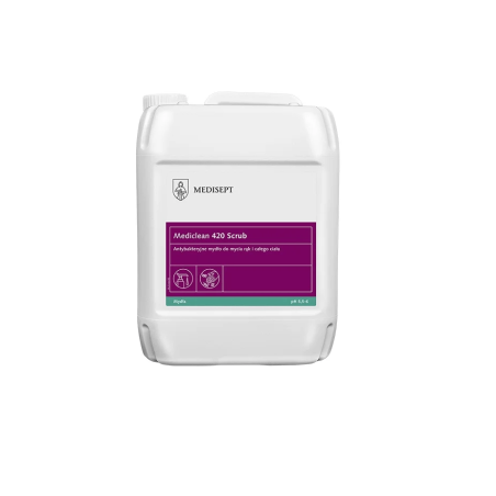 Mydło antybakteryjne w płynie Mediclean 420 Scrub - Preparaty do de...