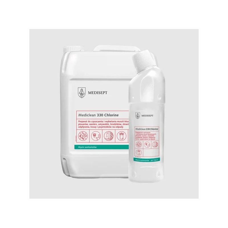 Chlorowy żel do mycia sanitariatów Mediclean 330 Chlorine-Chemia gospodarcza-Uromed-Poland