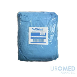 Spódniczka ginekologiczna na gumkę 30g/m² niebieska SoftMed - Urome...